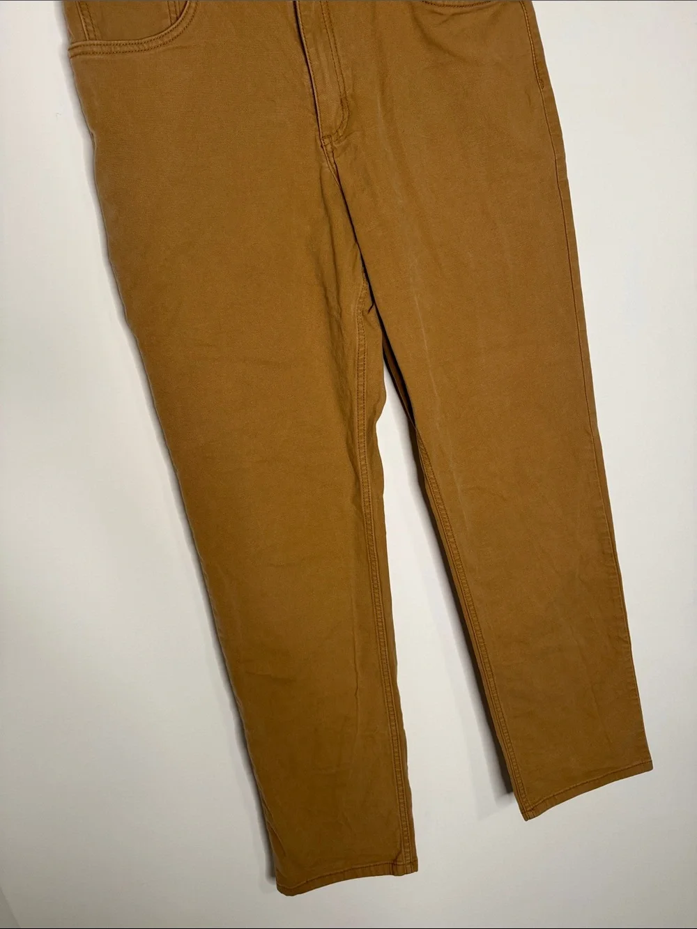 Carhartt Tan Hickory Relaxed Fit Slim Work Pants - Picture 4 of 12